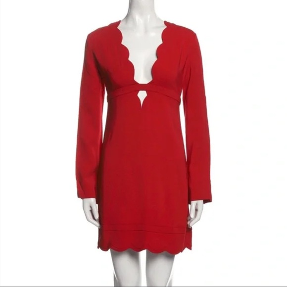 A.L.C- NWOT ABSOLUTELY STUNNING ALC RED DRESS is a must own! Size 4 - Picture 1 of 6